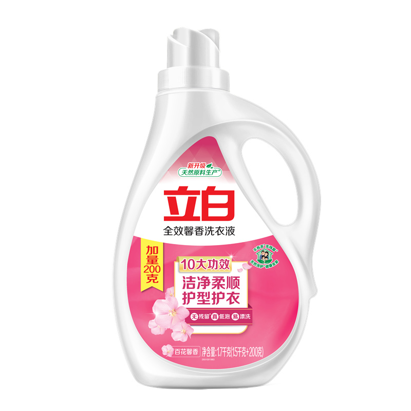 立白全效馨香洗衣液1.5kg+200g