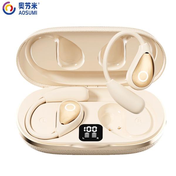 奥苏米皮纹电镀OWS开放式耳机