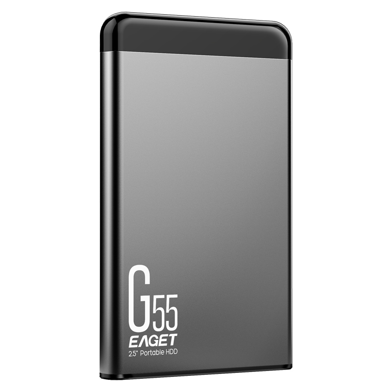 (EAGET)忆捷移动硬盘G55全金属存储高速防震1TB