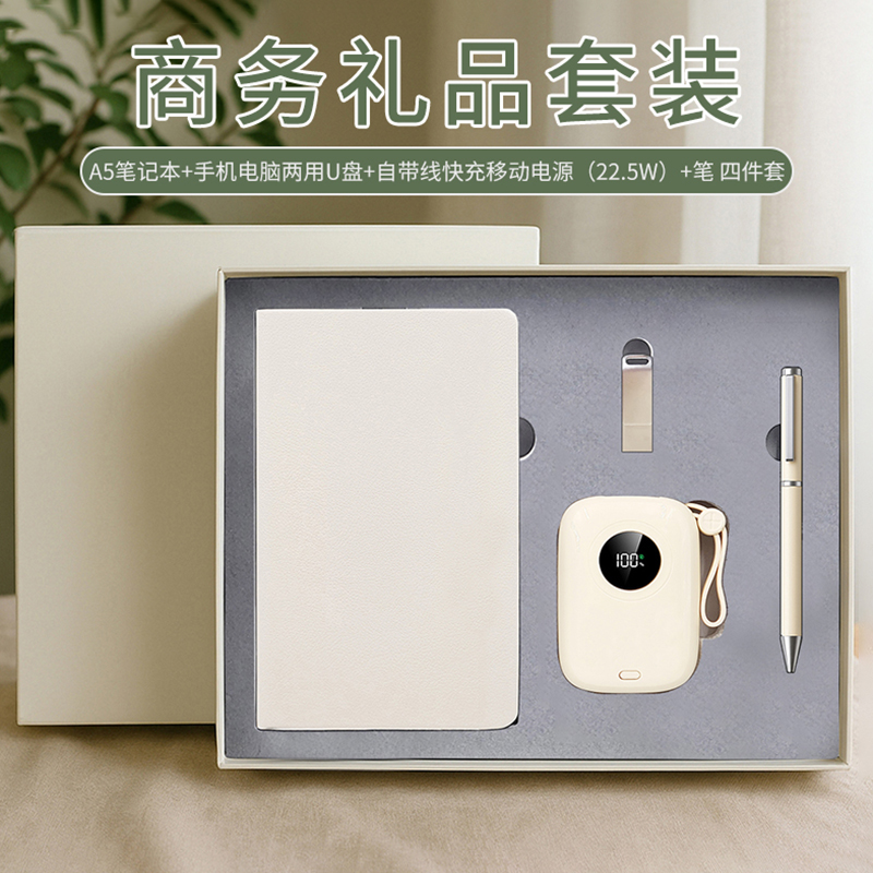 东方韵&EPOTA6笔记本超级快充自带线电源U盘笔四件套