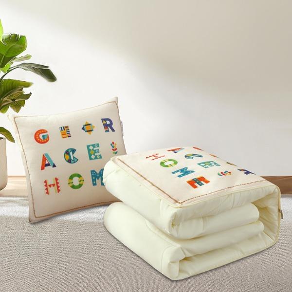 洁丽雅宝宝绒抱枕被JLY-C707