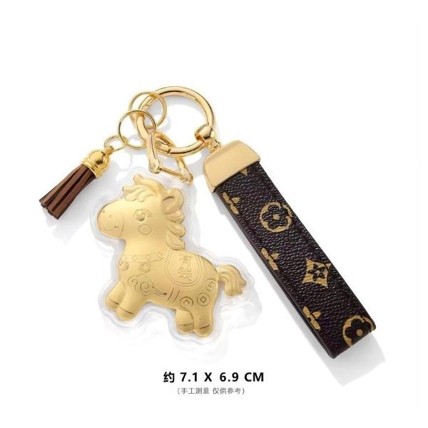 聚运鑫马上有钱金钥匙扣营销礼品