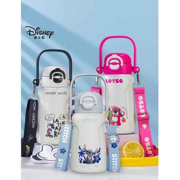 迪士尼儿童保温杯便携直饮吸管杯500MLH15087