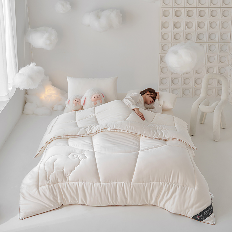 百丽安娜天丝大豆澳毛被