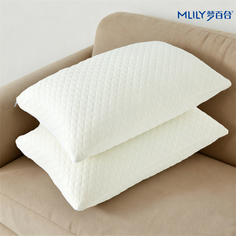 梦百合Mlily丝绒安梦0压记忆绵枕-单只慢回弹记忆棉枕