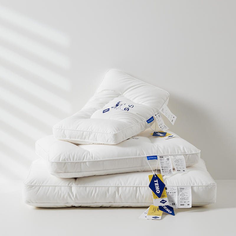 蕊丝坊家纺全棉立体护颈家庭枕