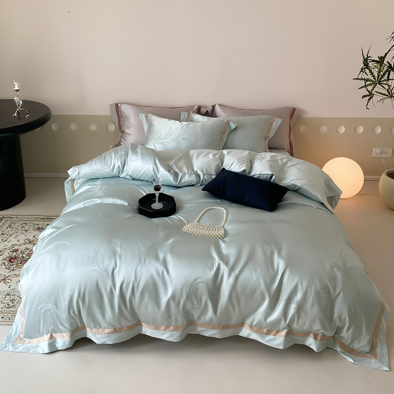 洁丽雅水光肌提花贡缎四件套JLY-T712