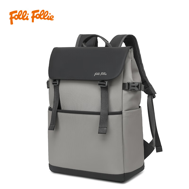 FolliFollie商务简约修身双肩包FF-D003A