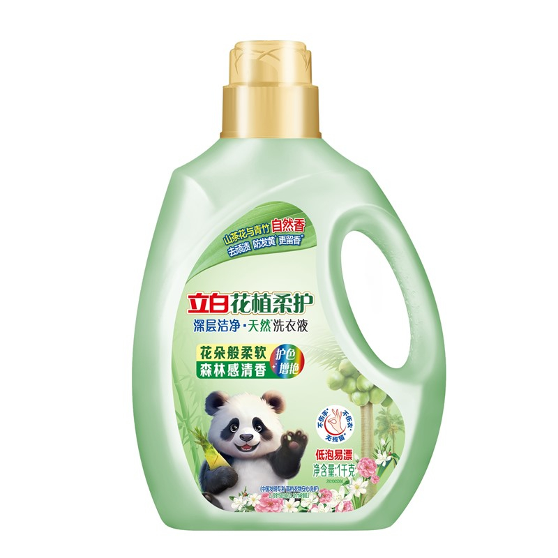 立白花植时代天然护衣护色洗衣液1千克