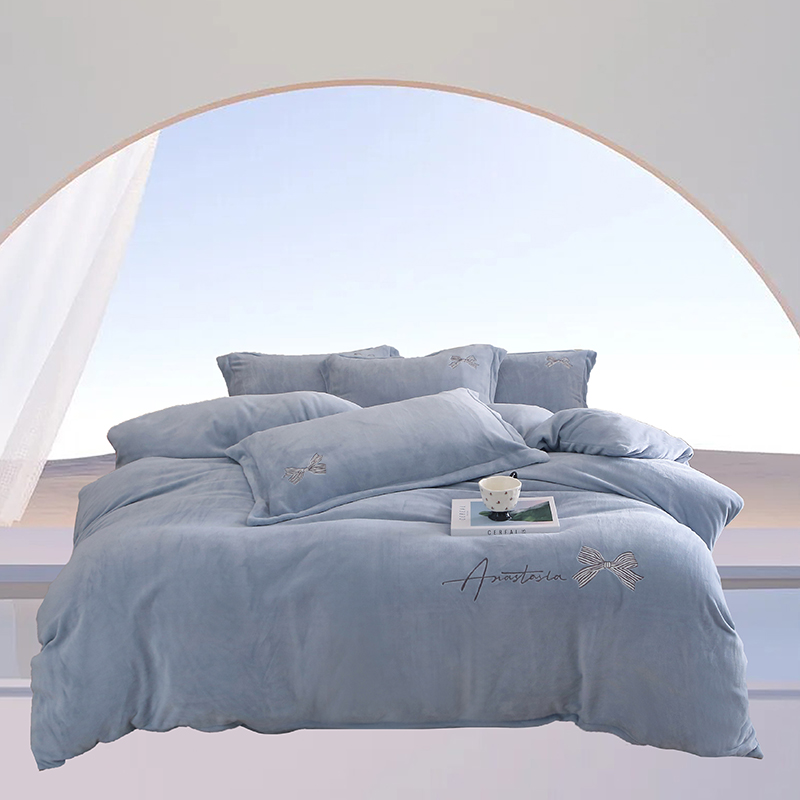 洁丽雅米娜暖绒四件套JLY-T715