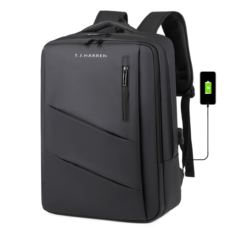 蒂捷海伦多功能商务休闲双肩背包TJ8504