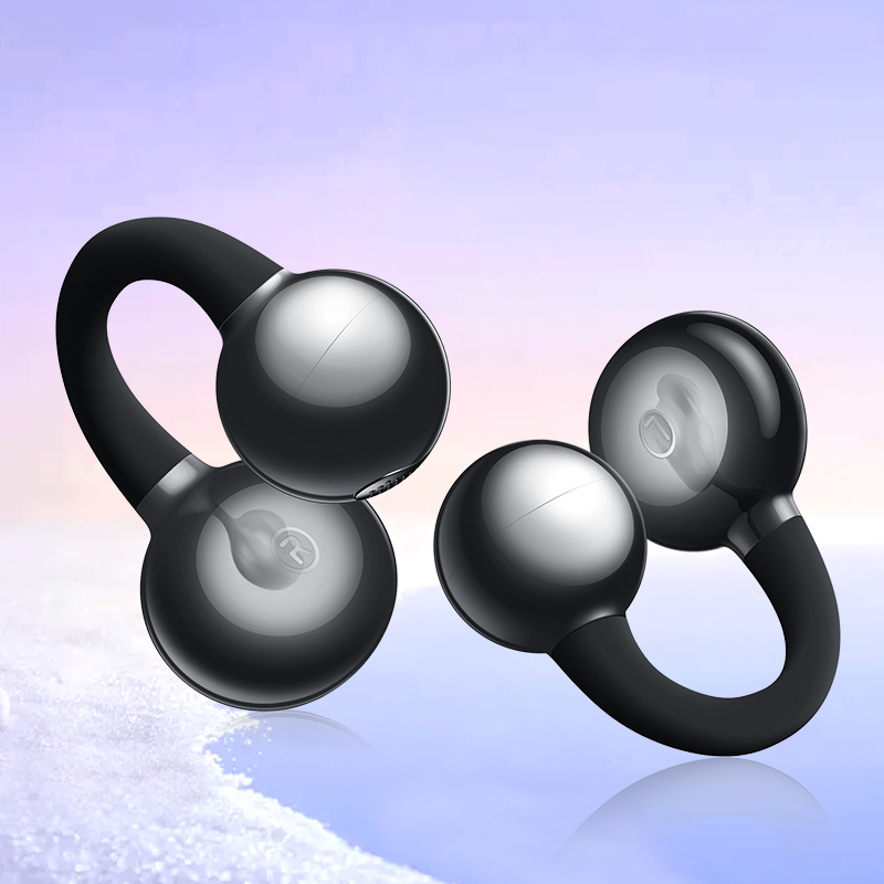 picun品存耳夹式OWS耳机W9黑色