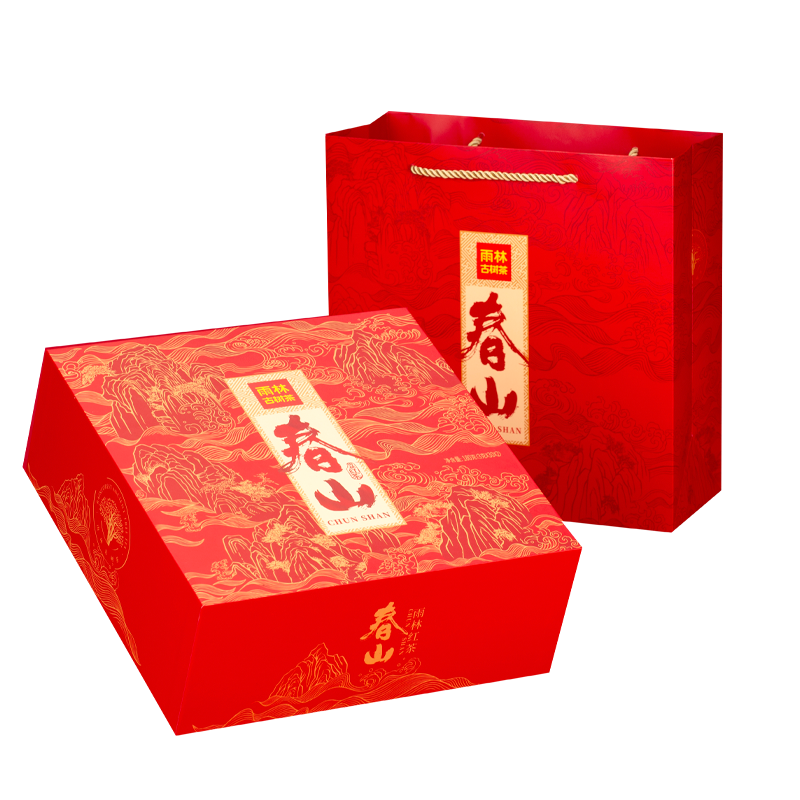 雨林古树茶2024年春山红茶单套礼盒装180g