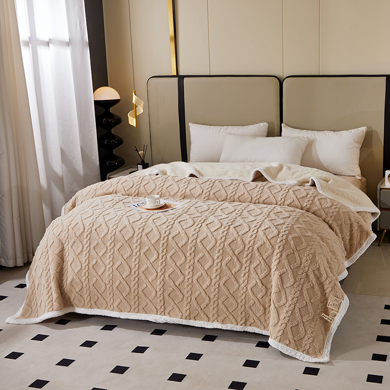 亿瞬间开门红塔芙绒毯200*230cm