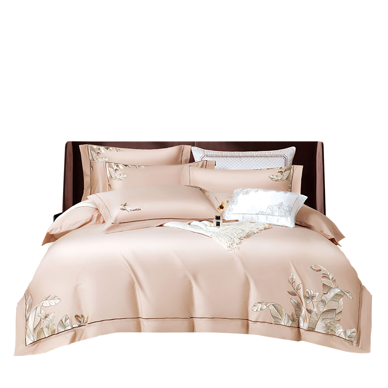 芳恩140支长绒棉精绣四件套FN-Z8070