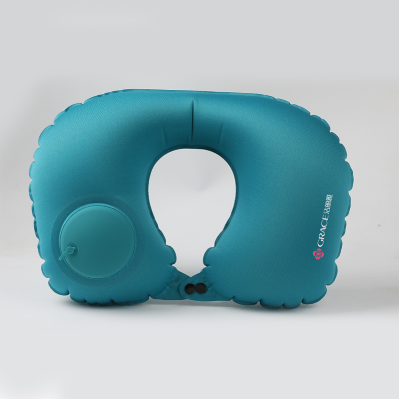 洁丽雅便携式按压充气枕套装JLY-C7701