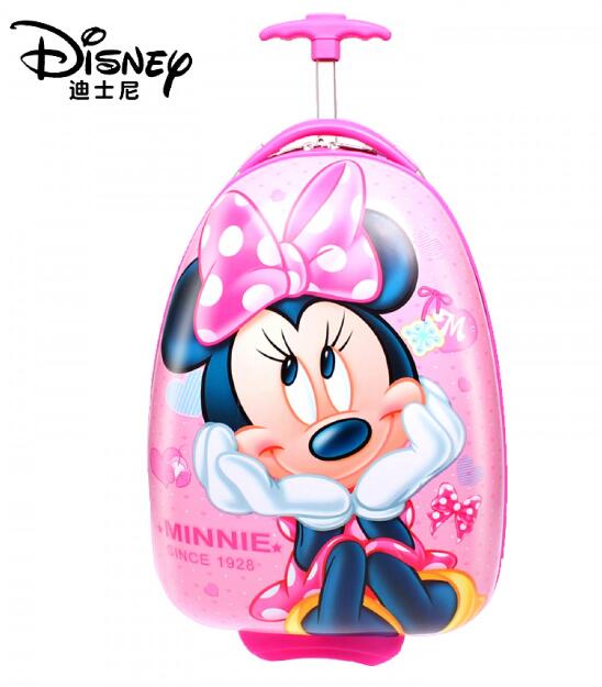 迪士尼-迪士尼米奇蛋壳儿童拉杆箱行李箱包ABS旅行箱子学生书包16寸