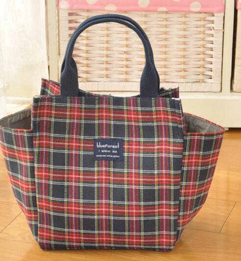 购物袋- 日韩新款手拎包春夏季小手提包通勤便当包饭盒包妈咪包