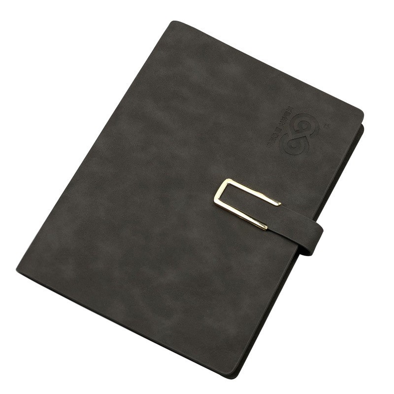 笔记本-高档商务磁扣活页笔记本logo