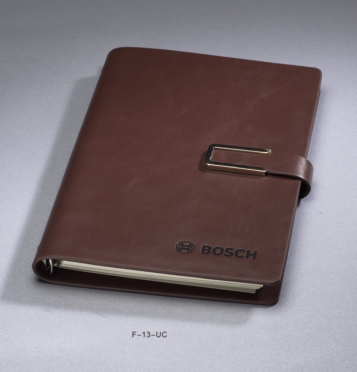 笔记本-高档商务磁扣活页笔记本logo