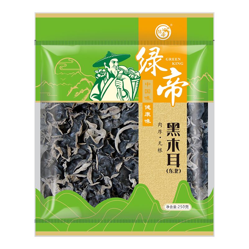 绿帝黑木耳250g