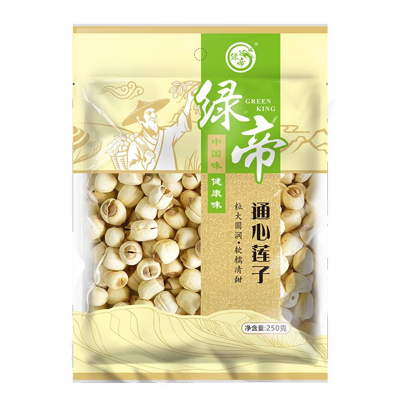 绿帝通心莲子250g