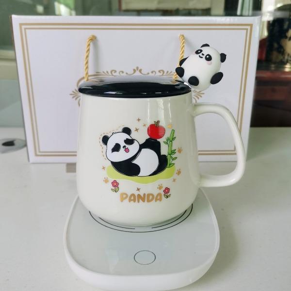 锦知兴熊猫竹子恒温陶瓷杯