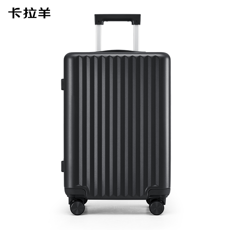 卡拉羊學生旅行箱大容量箱CX8117-24鋼琴黑