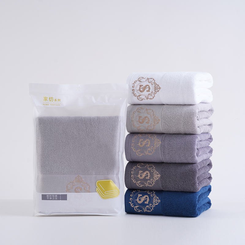 UOMI纯棉加大加厚浴巾优雅-1