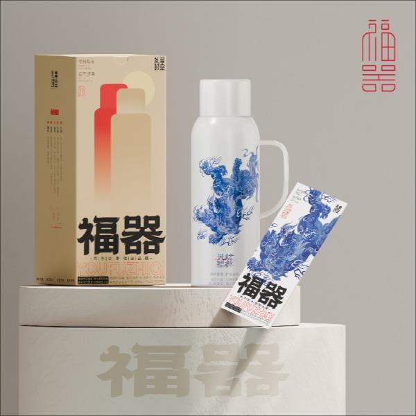 【福气】保温杯820ml316不锈钢内胆持久家用一杯搞定！