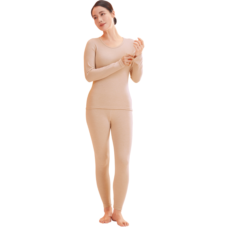 恒源祥云绒暖肌内衣套装HYX6004