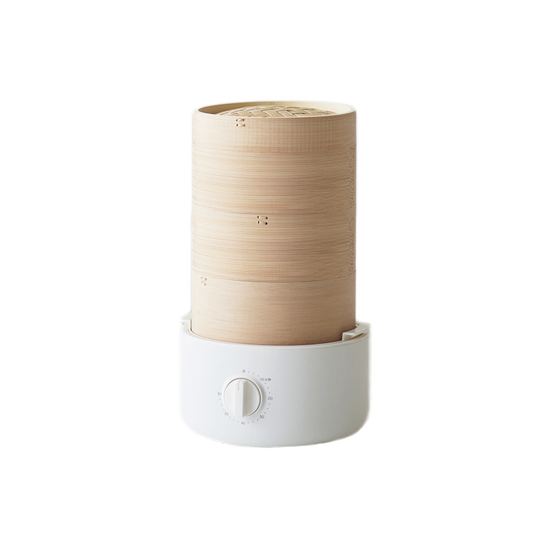 olayks.立时2L三层竹笼电蒸锅DZG03004