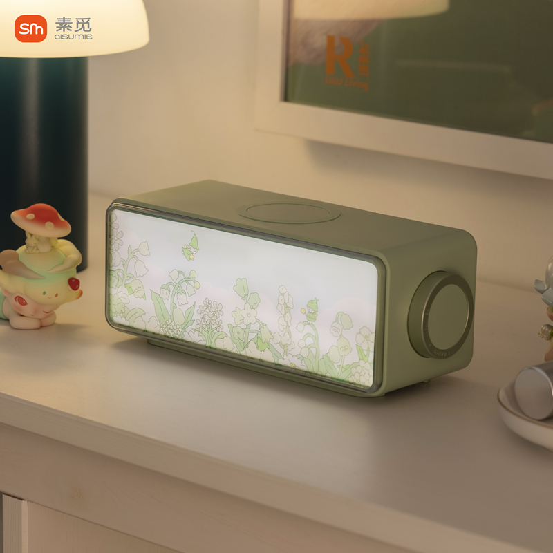 素觅画镜无线充蓝牙音箱F05