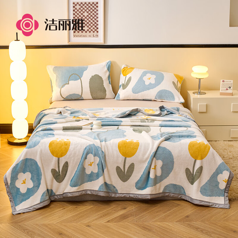 洁丽雅A类毛毯花田梦想JF240022