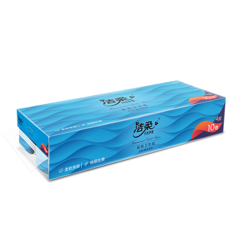 JJ177-10A洁柔牌卫生纸有芯)140g4层(10卷装)