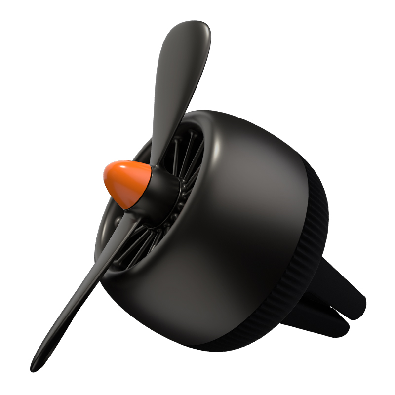 bbdd空军二号经典版车载香水汽车空调出风口香薰小风扇装饰