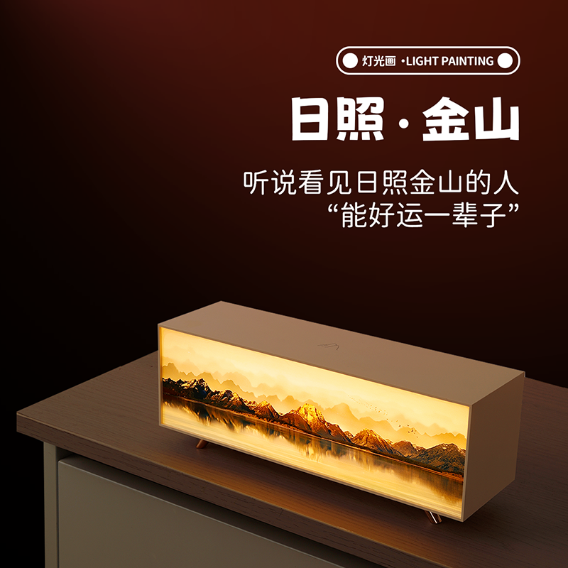 右心T13新款创意小夜灯画面可定制高颜值灯光画