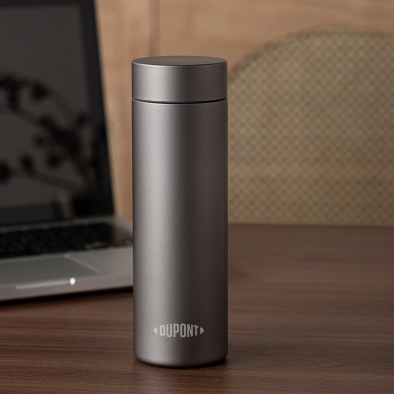 杜邦纯钛臻品保温杯PTB-002灰色500ml