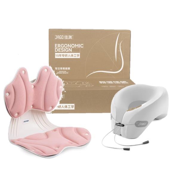 佳奥中秋套装动感护腰椅+厚吐司颈枕
