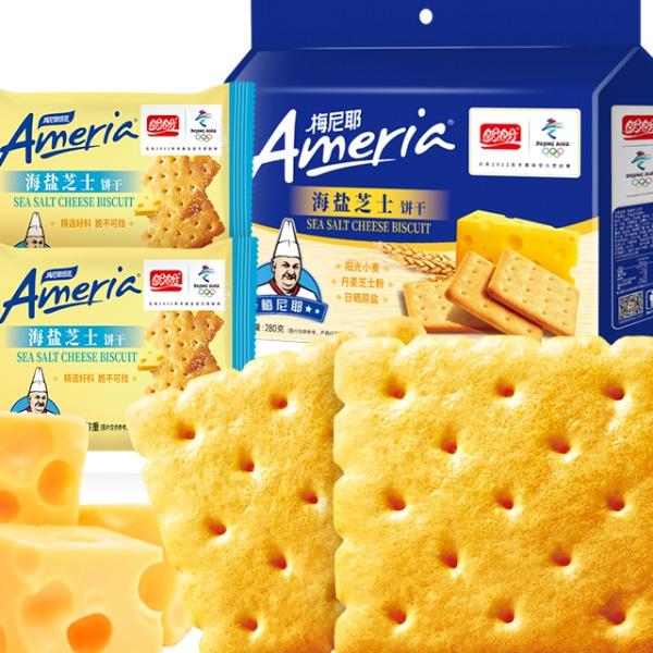 盼盼280g海盐芝士饼干