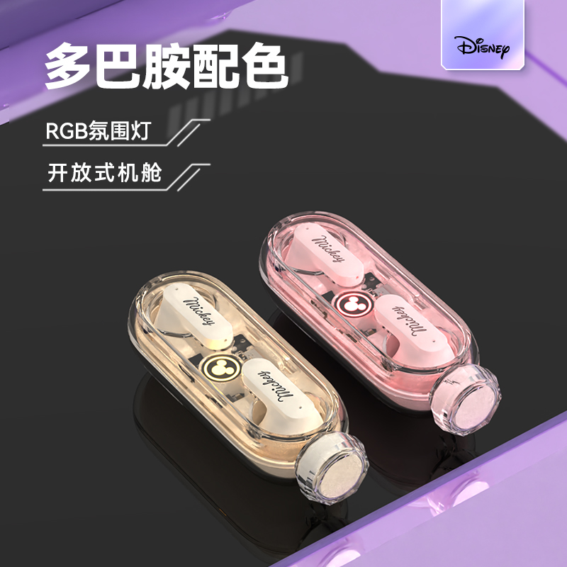 DISNEY迪士尼旋转半入耳式蓝牙耳机DW-Q18