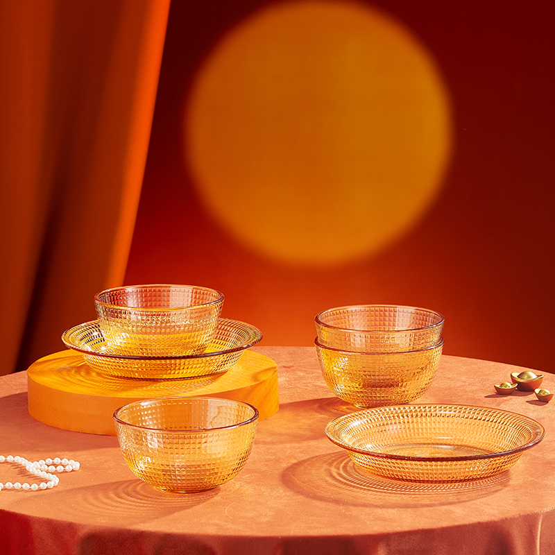 佰乐扣百丽耐热餐具六件套