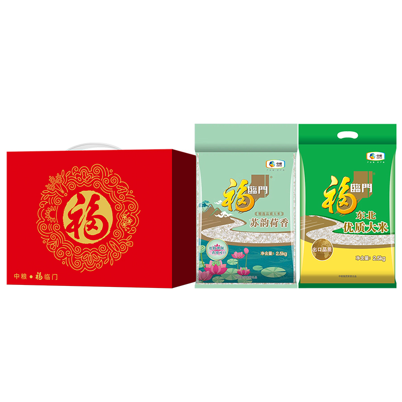 中粮福临门大米礼盒D