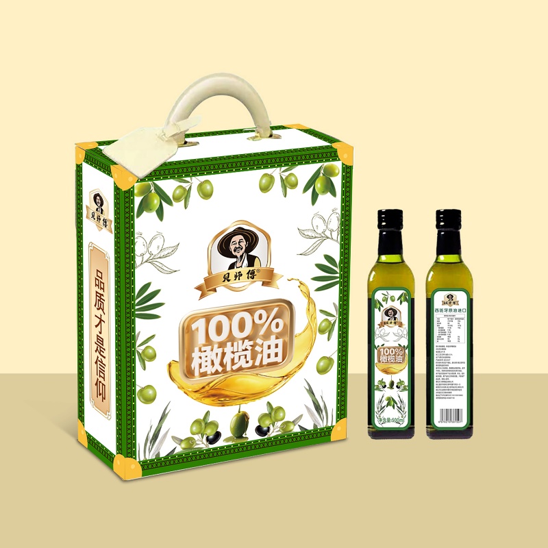 贝师傅橄榄油礼盒装500毫升x2礼盒装
