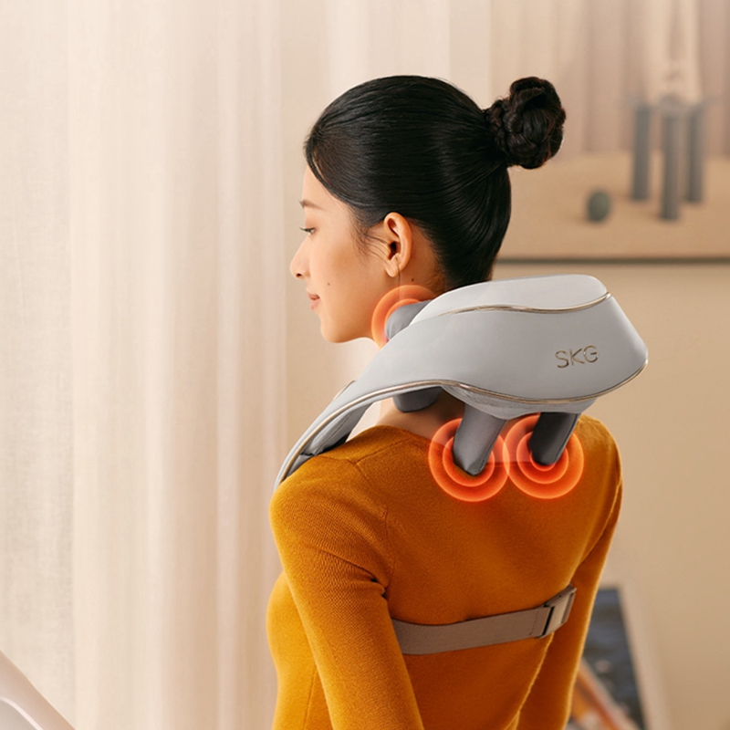 SKGH5系列1代SKG按摩披肩舒享款灰棕色