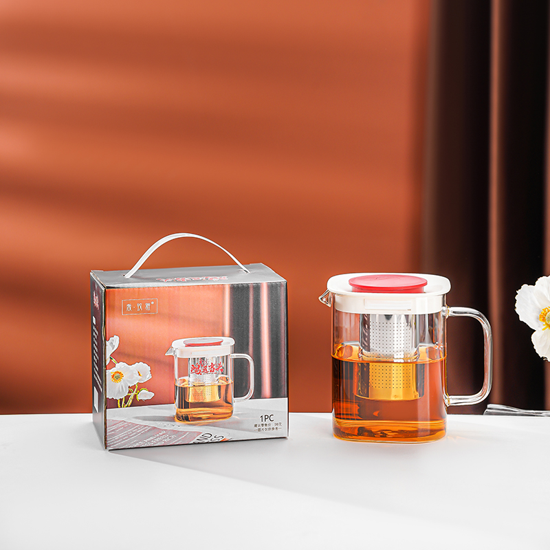 爱之旅鸿运当头高硼硅泡茶壶花茶壶