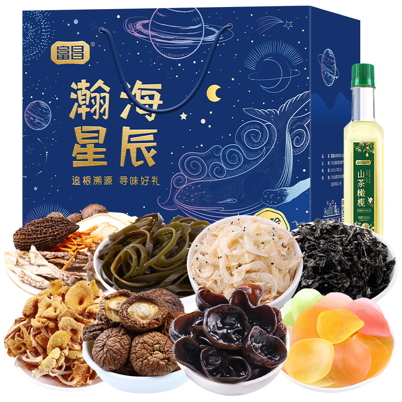 【富昌&名物】山珍海味礼盒1500g