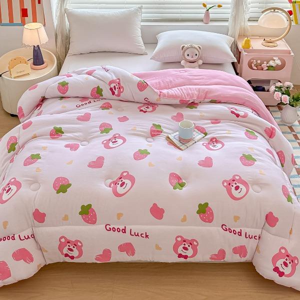 花花公子-家纺-A类水洗棉冬被大豆纤维秋冬被