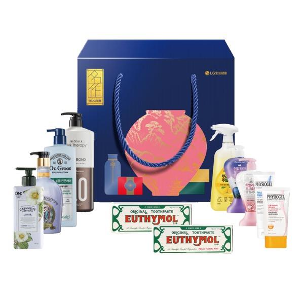 韩国LG生活健康洗护日用品礼盒名作130号11件实用套装
