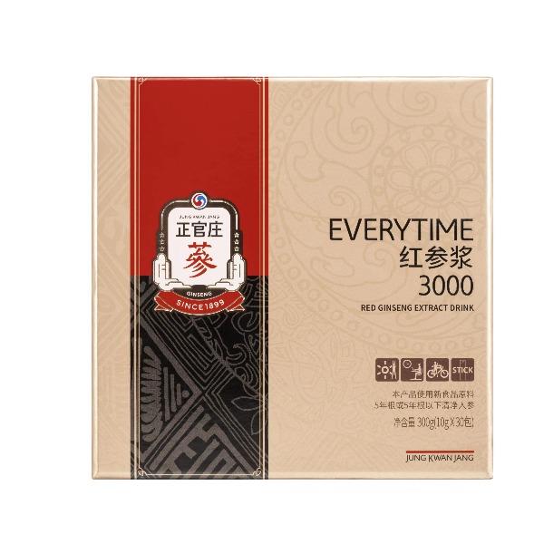 正官庄EVERYTIME人参浓缩红参浆10g*30包杨紫同款